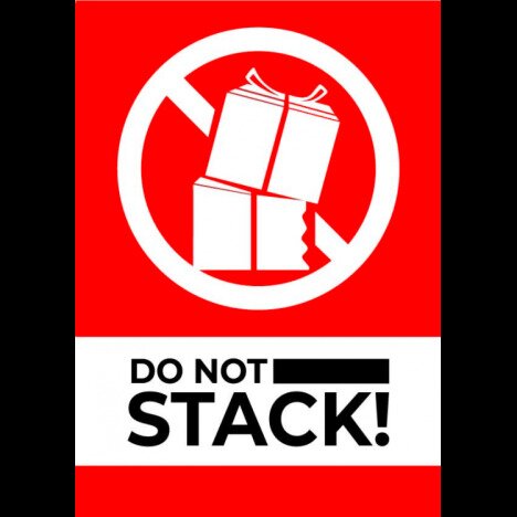 Sign do not stack