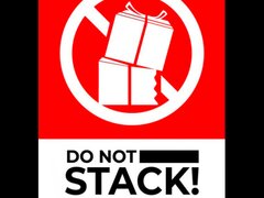 Sign do not stack